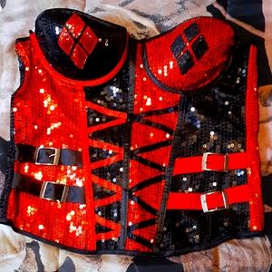 DC Comics Harley Quinn Corset Costume
